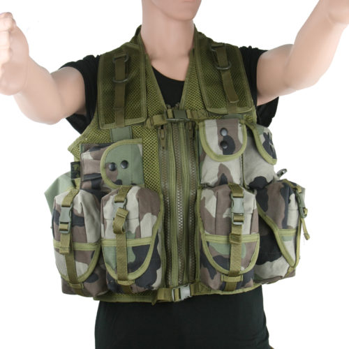 651074 Camouflage Assault Vest